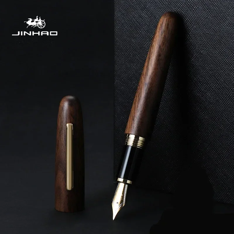 Jinhao 9056 doğal ahşap el yap - Office Stationery Supply Business incelemesi ve fiyatı