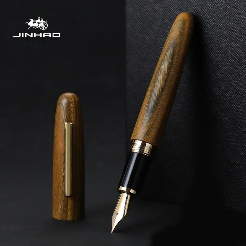 Jinhao 9056 doğal ahşap el yap - Office Stationery Supply Business incelemesi ve fiyatı