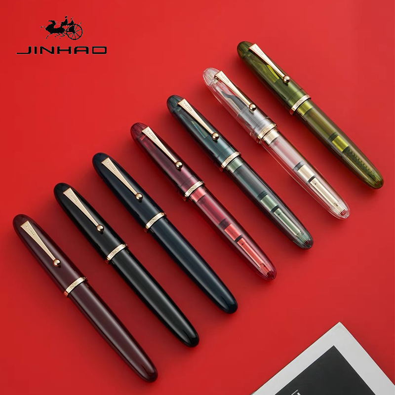 Jinhao 9019 dolma kalem Şeffaf - Office Stationery Supply Business incelemesi ve fiyatı